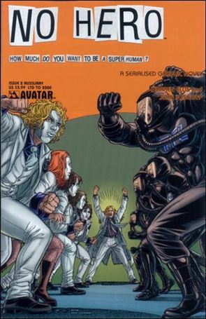 No Hero issue 2-D Auxiliary Cover 1/2000