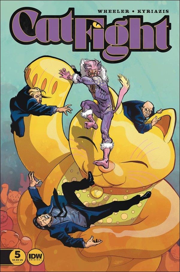 Cat Fight issue 5 Ilias Kyriazis Cover