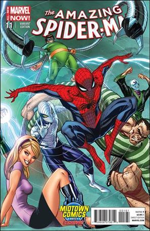 Amazing Spider-Man (2014) issue 1.1-D J. Scott Campbell Midtown Connecting Cover
