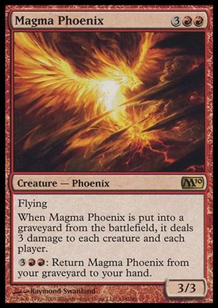 Magic the Gathering: 2010 Core Set (Base Set) card 148 Magma Phoenix