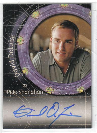 Stargate SG-1: Season 7 (Autograph Subset) card A55 David DeLuise as Pete Shanahan (Limited)