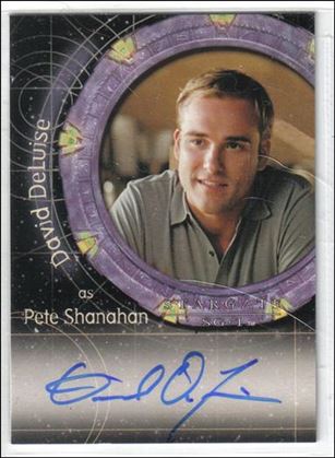 Stargate SG-1: Season 7 (Autograph Subset) card A55 David DeLuise as Pete Shanahan (Limited)