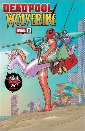 Deadpool / Wolverine (2025) issue 3-B Aaron Kuder April Pool's Day Cover