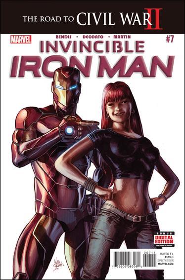 Invincible Iron Man (2015)  issue 7 Mike Deodato Jr. Cover