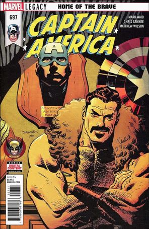 Captain America (1968) issue 697 Chris Samnee Cover