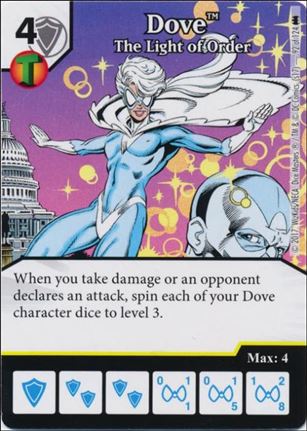 DC Comics Dice Masters Batman card 92 Dove: The Light of Order