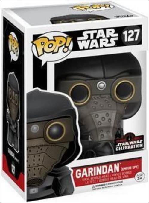 POP! Star Wars figure 127 Garindan (Empire Spy) SW Celebration Exclusive