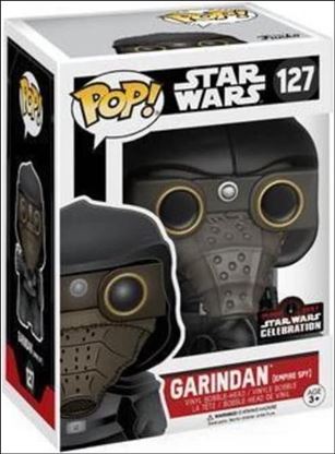 POP! Star Wars figure 127 Garindan (Empire Spy) SW Celebration Exclusive