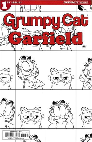 Grumpy Cat / Garfield issue 1-G Andy Hirsch B&W 1:10 Cover