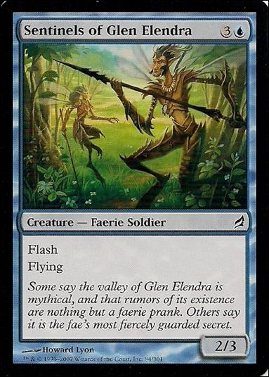 Magic the Gathering: Lorwyn (Base Set) card 84 Sentinels of Glen Elendra
