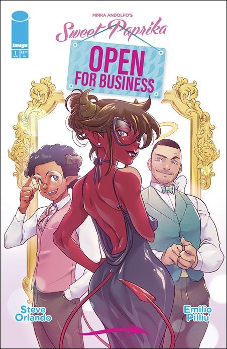 Mirka Andolfo's Sweet Paprika: Open for Business issue 1 Emilio Pilliu Cover
