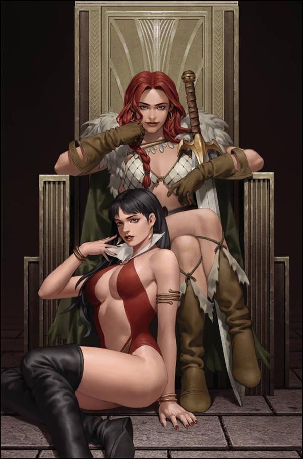 Vampirella vs Red Sonja issue 3-I Jung-Geun Yoon 1:25 Virgin Cover
