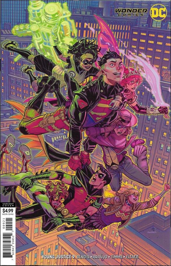 Young Justice (2019) issue 9-B Nick Bradshaw Cardstock Cover