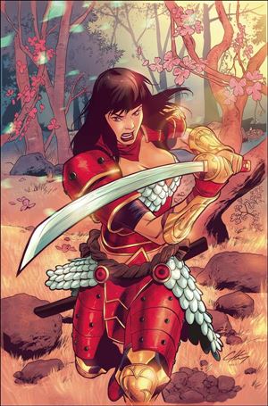 Samurai Sonja issue 1-U Clayton Henry 1:50 Virgin Cover