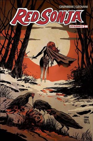 Red Sonja (2023) issue 8-D Francesco Francavilla Cover