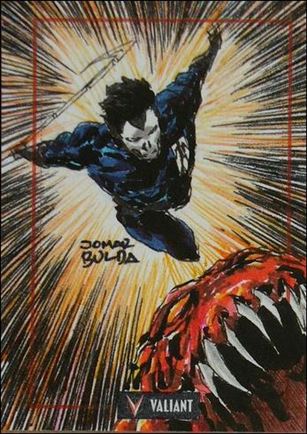 2013 Valiant Comics Preview Trading Card Set (Sketch Card Subset) card JBul-06