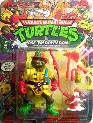 Teenage Mutant Ninja Turtles (1988) figure 45 Hose 'em Down Don