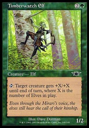 Magic the Gathering: Legions (Base Set) card 140 Timberwatch Elf