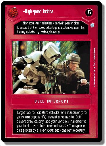 Star Wars: Endor Limited (Base Set) card 55 High-speed Tactics