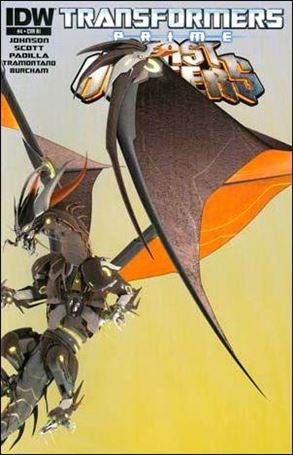 Transformers Prime: Beast Hunters issue 4-C 1:25 Animation Art Cover