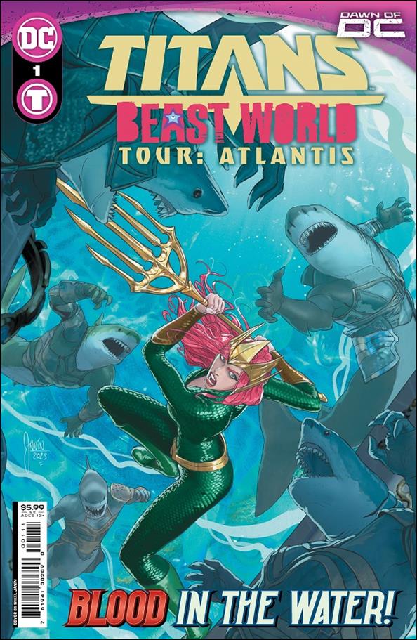 Titans: Beast World Tour - Atlantis issue 1 Mikel Janín Cover