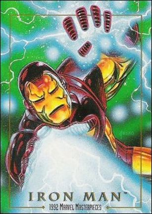 1992 Marvel Masterpieces (Base Set) card 38 Iron Man