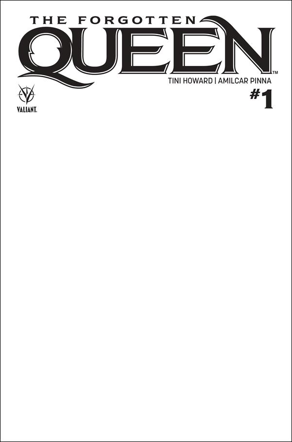 Forgotten Queen issue 1-D Blank Cover