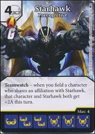 Marvel Dice Masters Age of Ultron  card 130 Starhawk: Precognitive
