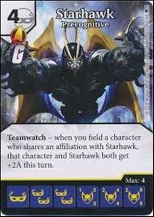 Marvel Dice Masters Age of Ultron  card 130 Starhawk: Precognitive