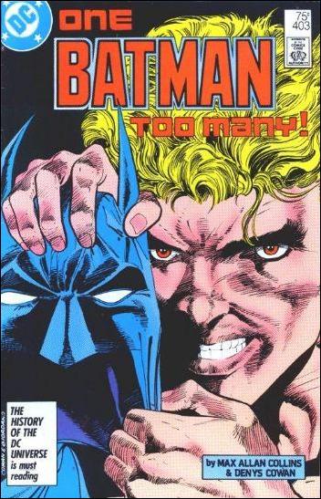 Batman (1940) issue 403-B 1987 Reprint Edition