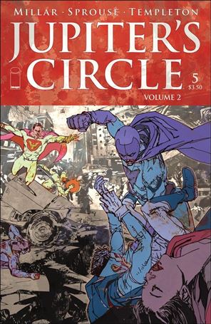 Jupiter's Circle (2015/11) issue 5 Bill Sienkiewicz Cover