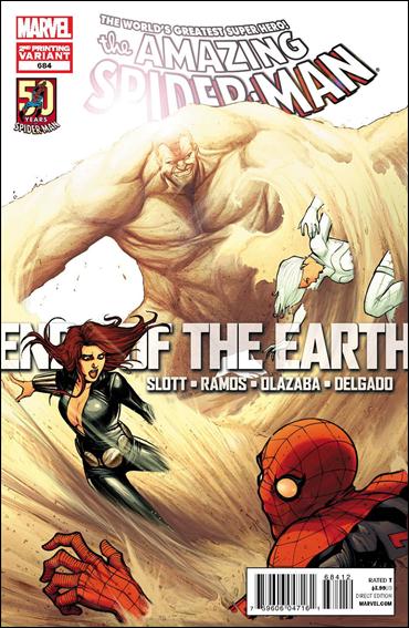 Amazing Spider-Man (1963) issue 684-C Stefano Caselli White Cover (2nd Printing)