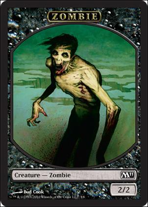 Magic the Gathering: 2011 Core Set (Token Subset) card 3 Zombie