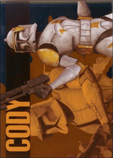 Star Wars: The Clone Wars Rise of the Bounty Hunters (Foil Character Subset) card 14 Cody