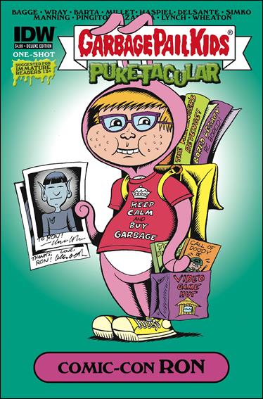 Garbage Pail Kids Comic-Book Puke-Tacular issue One-Shot-D Pollybagged Peter Bagge Deluxe Edition with Card