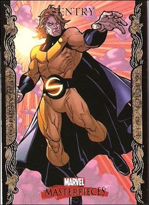 2007 Marvel Masterpieces (Parallel Gold Border Base Set) card 74 Sentry