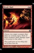 Magic the Gathering: Morningtide (Base Set) card 99 Rival's Duel