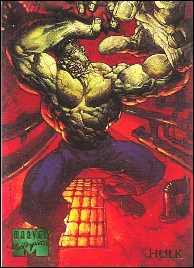 1995 Marvel Masterpieces (Base Set) card 40 Hulk