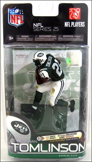 NFL (Series 25) figure 3 Ladainian Tomlinson - Jets (Green Jersey)