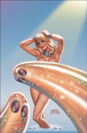 Herculoids (2025) issue 5-I Joseph Michael Linsner Virgin 1:20 Cover