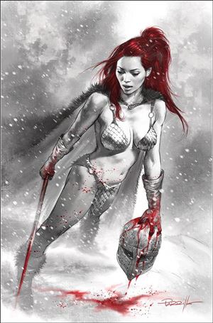 Red Sonja: Black White Red issue 3-M Lucio Parrillo Virgin Cover