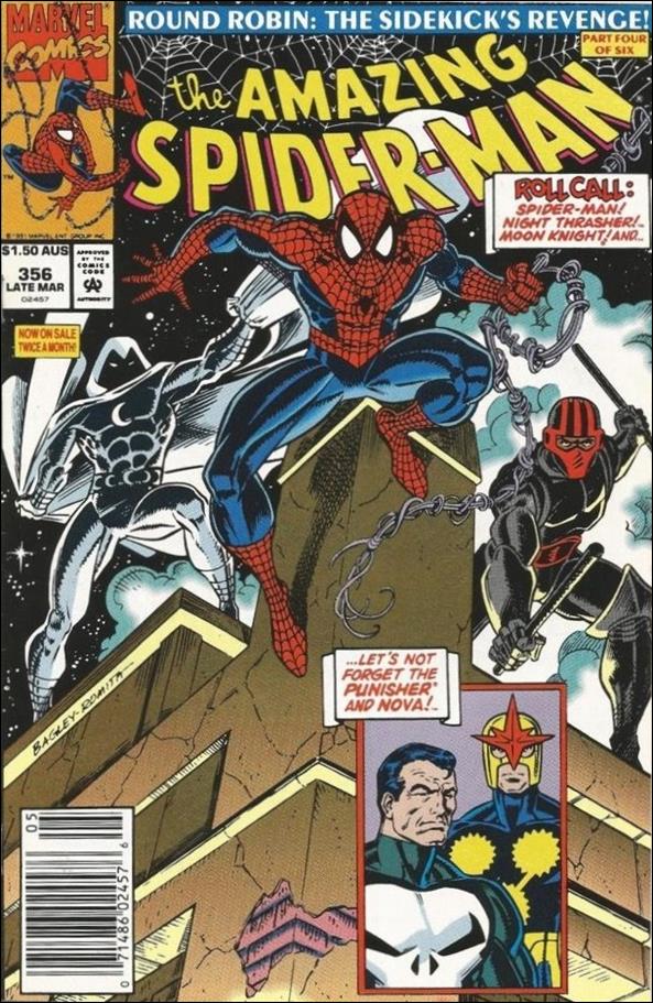 Amazing Spider-Man (1963) issue 356-B Australian Price Cover