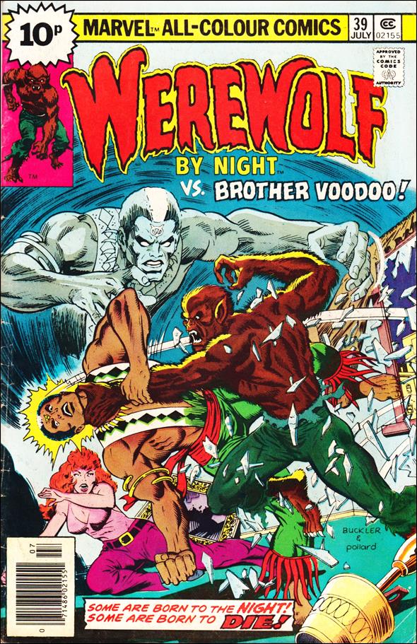 Werewolf by Night (1972) issue 39-C UK Price Cover