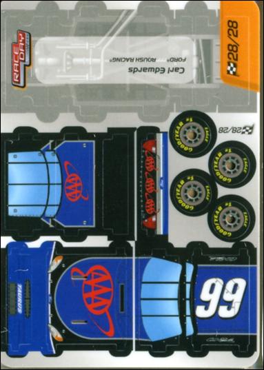 NASCAR Race Day 2006 Series 1 (Base Set) card 28.2 Carl Edwards
