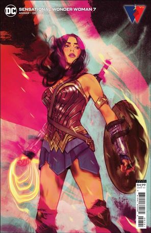 Sensational Wonder Woman issue 7-B Tula Lotay Cardstock Cover