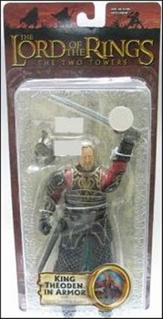 Lord of the Rings (Trilogy) figure 40 King Theoden in  Armor (Sword-Slashing Action)