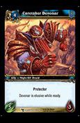 World of Warcraft: March of the Legion (Base Set) card 140 Caretaker Devonar