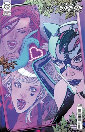 Gotham City Sirens: Unfit for Orbit issue 5-C Guillem March Connecting Cardstock Cover