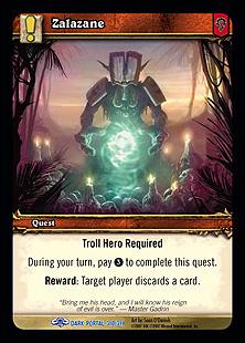 World of Warcraft: Through the Dark Portal (Base Set) card 310 Zalazane