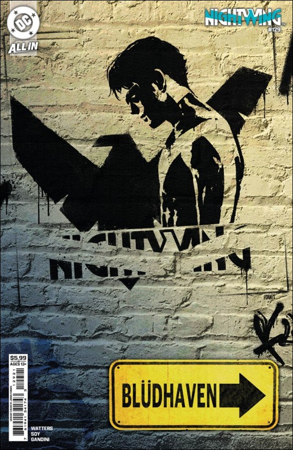 Nightwing (2016) issue 129-B Jorge Fornés Cardstock Cover